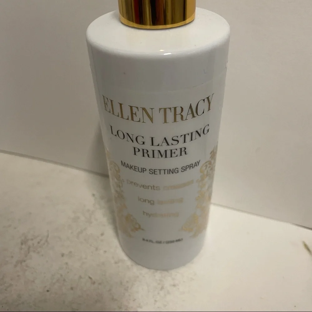 Ellen Tracy Long Lasting Primer Makeup Setting Spray 8.4 OZ HTF